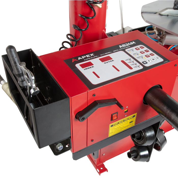 APEX AT26B Tire Changer and Mounted Wheel Balancer Combo