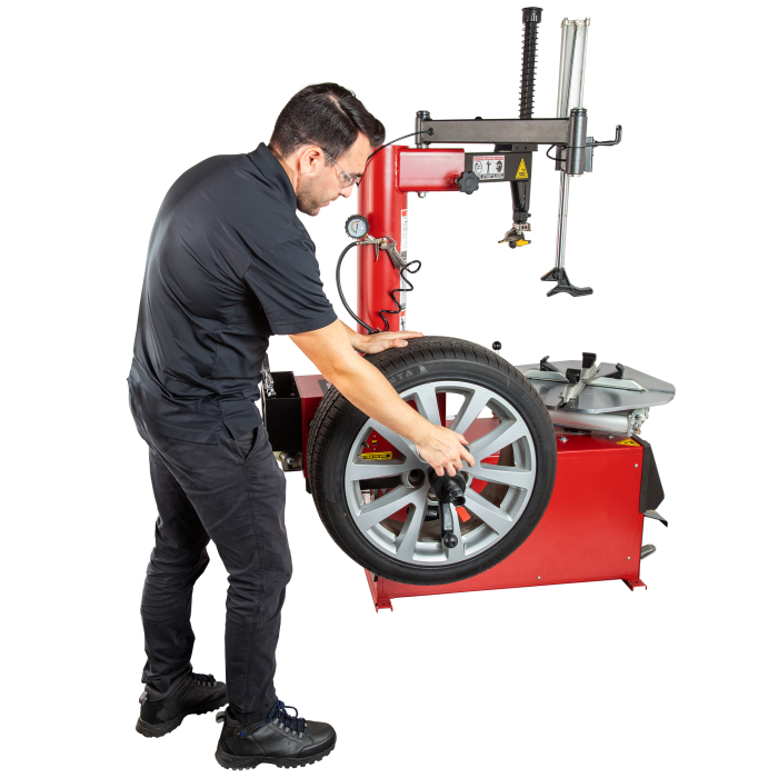 APEX AT26AB Tire Changer and Mounted Wheel Balancer Combo w/ Assist Tower