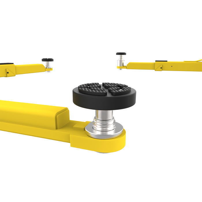 APEX AL9LC Two Post Car Lift - 9,000-Lb Capacity - Floorplate