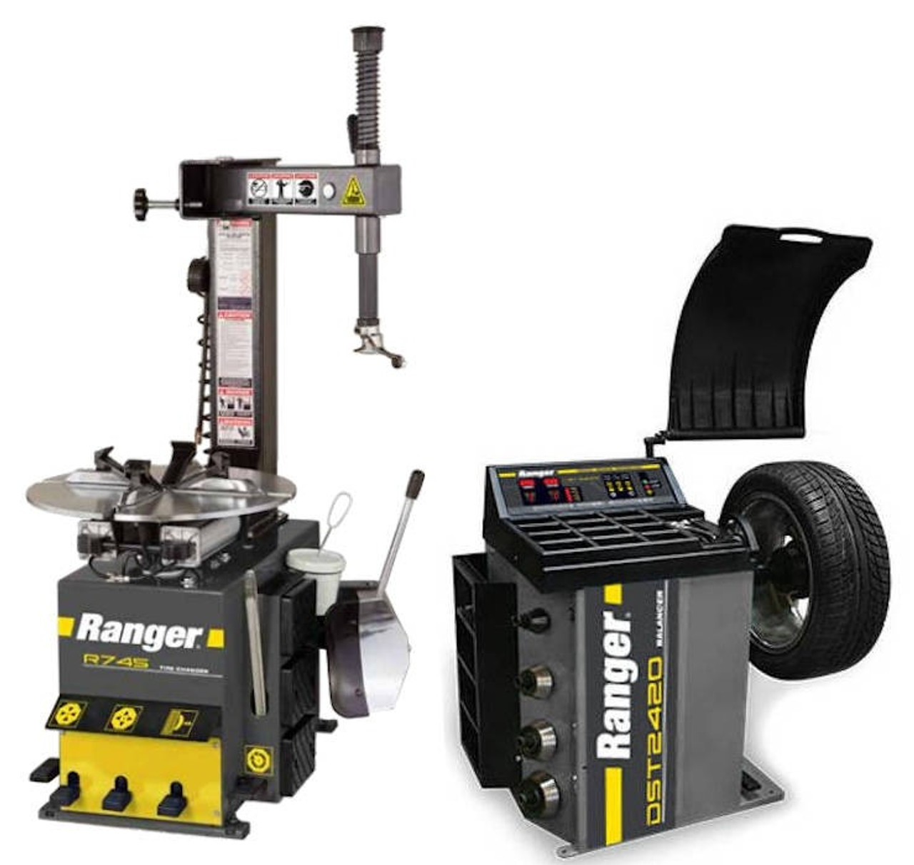 RANGER DST2420 Wheel Balancer/Ranger R745 Tire Changer Combo