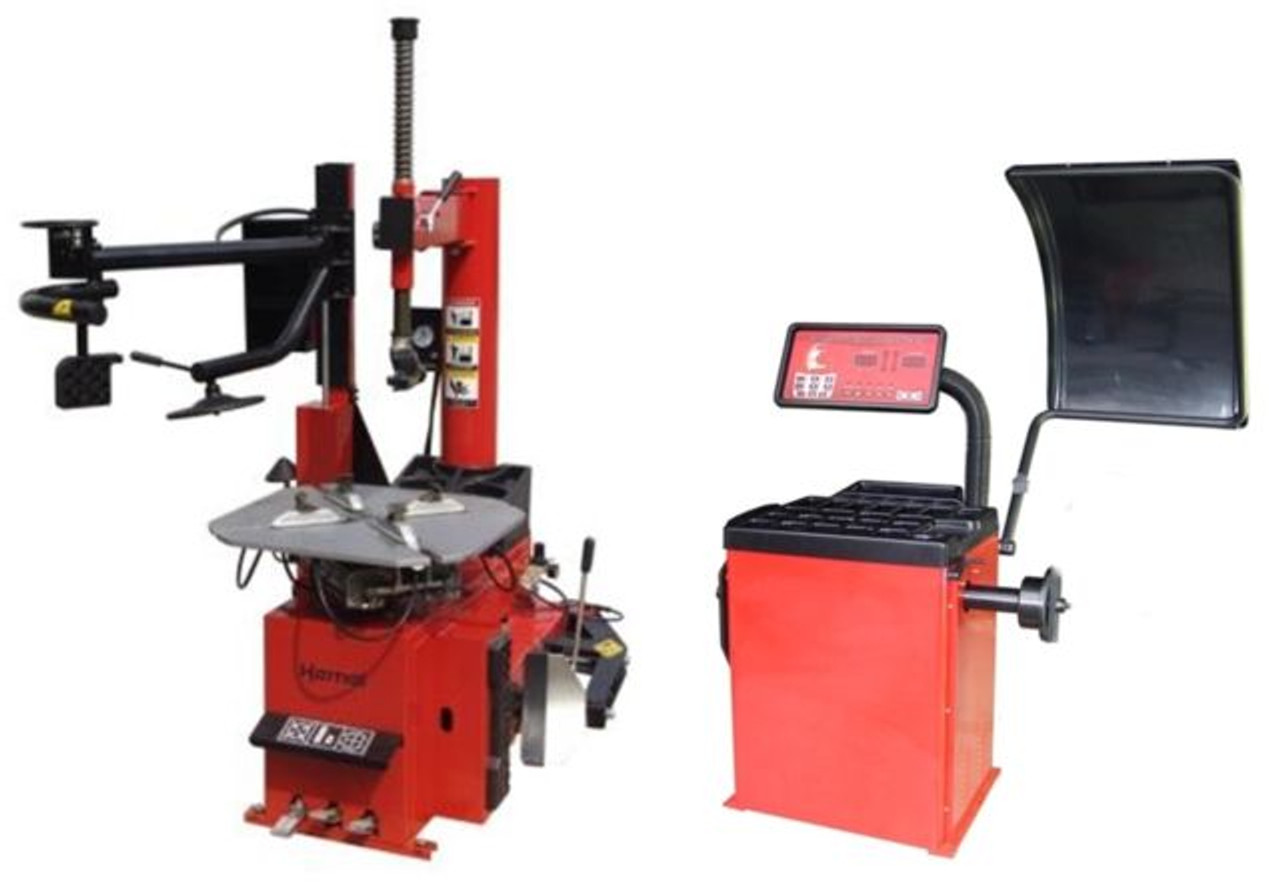 TUXEDO TC-950WPA/TWB-953 Tire Changer Low Profile & Wheel Balancer combo