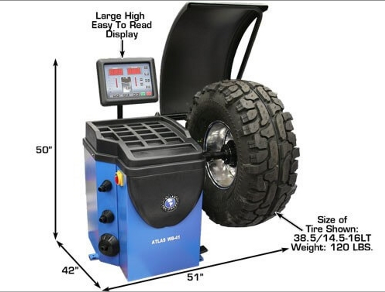 ATLAS® WB41 Computerized Wheel Balancer 