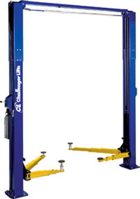 Challenger Lifts 10000 Lb Capacity Two Post Lift Blue Part Chl