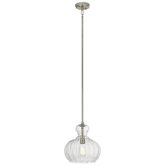 Riviera One Light Pendant in Brushed Nickel (12|43955NI)