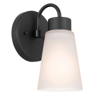Erma One Light Wall Sconce in Black (12|52445BK)