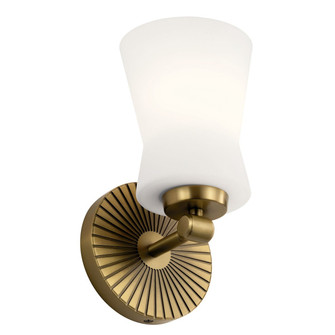 Brianne One Light Wall Sconce in Brushed Natural Brass (12|55115BNB)