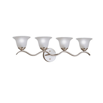 Dover Four Light Bath in Brushed Nickel (12|6324NI)