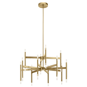 Kizette LED Chandelier in Champagne Gold (12|84178)