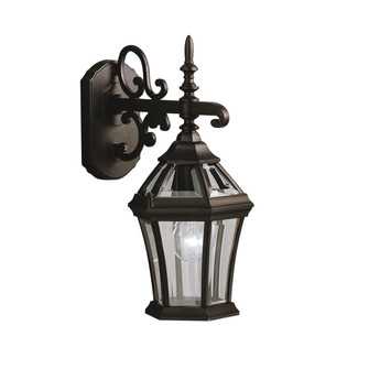 Townhouse One Light Outdoor Wall Mount in Black (12|9789BK)
