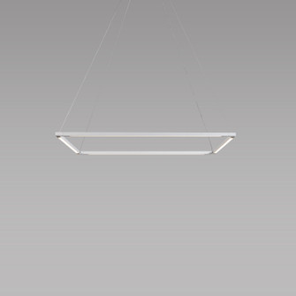 Z-Bar Pendant LED Pendant in Matte White (240|ZBP-24-S-SW-MWT-CNP)