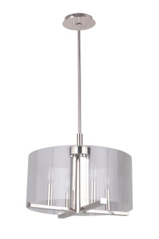 Four Light Pendant in Polish Nickel (90|131617)