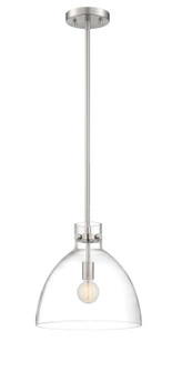 One Light Pendant in Satin Nickel (90|160145)