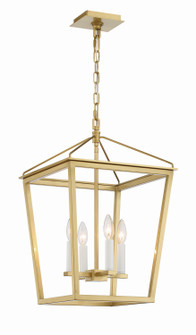 Four Light Pendant in Aged Brass (90|161442)