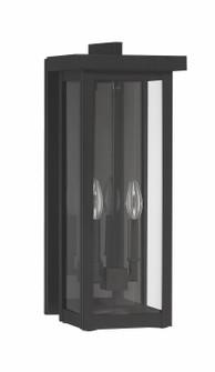Cliffton Two Light Outdoor Wall Mount in Black (90|220888)