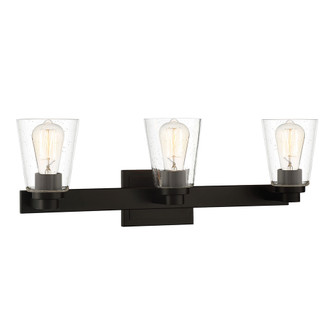 Arden Three Light Vanity in Black (90|250308)