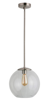 One Light Pendant in Satin Nickle (90|301245)