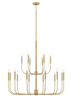 18 Light Chandelier in Aged Brass (90|581842)