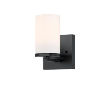 Lateral One Light Wall Sconce in Black (16|10281SWBK)