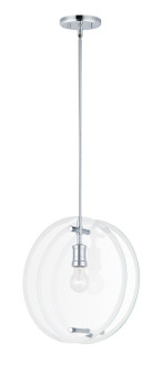 Looking Glass One Light Pendant in Polished Chrome (16|21297CLPC)