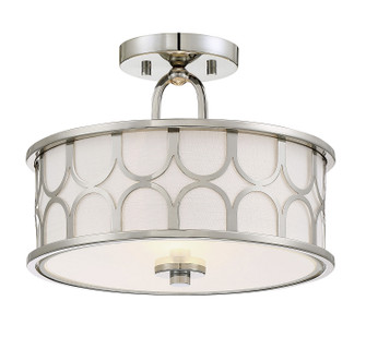 Msemi Two Light Semi-Flush Mount in Polished Nickel (446|M60015PN)