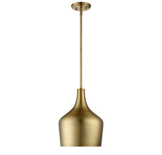 Mpend One Light Pendant in Natural Brass (446|M70020NB)