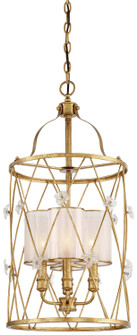 Victoria Park Three Light Pendant in Elara Gold (29|N6562-596)