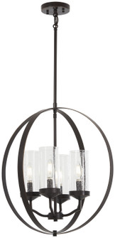 Elyton Four Light Pendant in Downton Bronze With Gold Highl (7|4657-579)