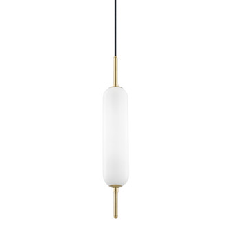 Miley One Light Pendant in Aged Brass (428|H373701-AGB)