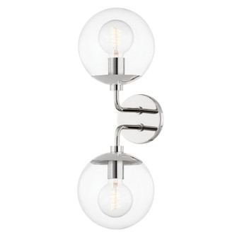 Meadow Two Light Wall Sconce in Polished Nickel (428|H503102-PN)