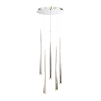 Cascade LED Pendant in Polished Nickel (281|PD-41705R-PN)