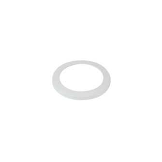 Rec LED Elo Nelocac 6'' Round Magnetic Trim Ri in Matte Powder White (167|NLOCAC-6RMPW)