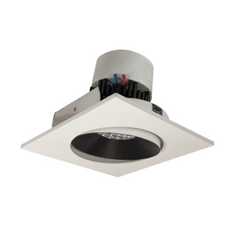 LED Pearl Adjustable Trim in Black Reflector / White Flange (167|NPR-4SC30XBW)