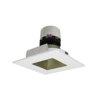 LED Pearl Recessed in Champagne Haze Reflector / Matte Powder White Flange (167|NPR-4SNDSQ27XCHMPW)