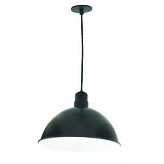 LED Rlm 16'' Rlm Shade in Black Outer / White Inner (167|NRLM-16C2540BWLE4)