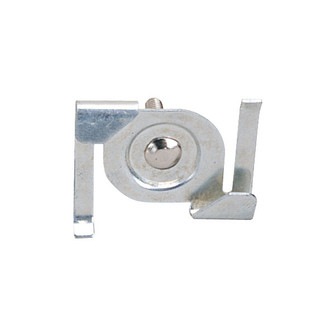 Track Syst & Comp-1 Cir T-Bar Attachment Clip, 1 Or 2 Circuit Track in White (167|NT-332)