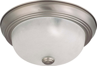 Close to Ceiling Brushed Nickel Two Light Flush Mount in Brushed Nickel (72|60-3261)