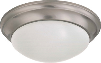 Close to Ceiling Brushed Nickel Two Light Flush Mount in Brushed Nickel (72|60-3272)