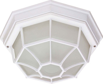 Spider Cage White One Light Ceiling Mount in White (72|60-534)