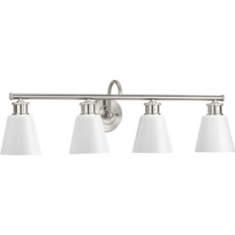 Ashford Four Light Bath Bracket in Brushed Nickel (54|P300317-009)