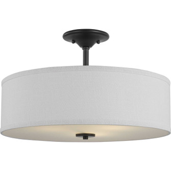 Inspire Three Light Semi Flush Mount in Graphite (54|P350167-143)