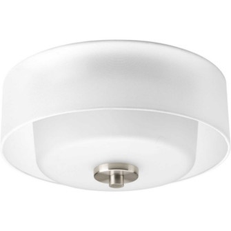 Invite Two Light Flush Mount in Brushed Nickel (54|P3693-09)