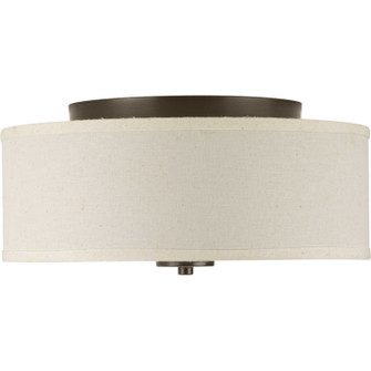 Inspire Two Light Flush Mount in Antique Bronze (54|P3713-20)