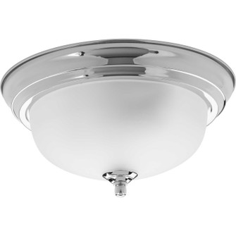 Dome Glass - Etched One Light Flush Mount in Polished Chrome (54|P3924-15ET)