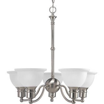 Madison Five Light Chandelier in Brushed Nickel (54|P4281-09)