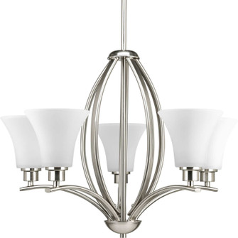 Joy Five Light Chandelier in Brushed Nickel (54|P4490-09)