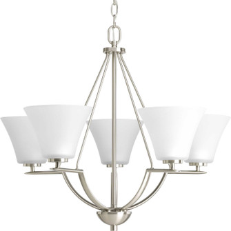 Bravo Five Light Chandelier in Brushed Nickel (54|P4623-09)