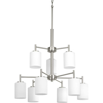 Replay Nine Light Chandelier in Brushed Nickel (54|P4726-09)