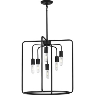 Bonn Six Light Pendant in Black (54|P500225-031)