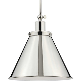 Hinton One Light Pendant in Polished Nickel (54|P500325-104)