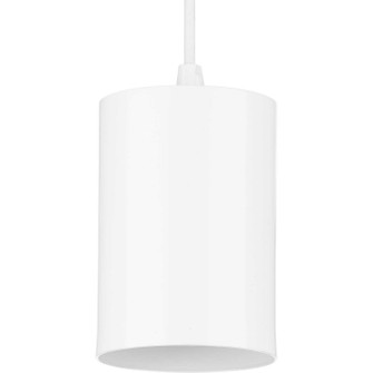 5In Cyl Rnds One Light Pendant in White (54|P500355-030)